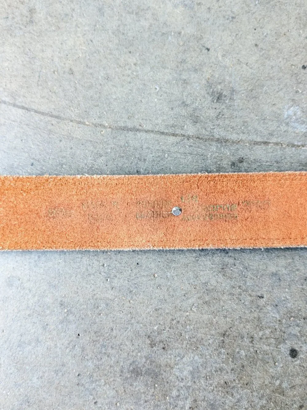 Vintage Southwestern Brown Leather Silver Metal Concho Belt